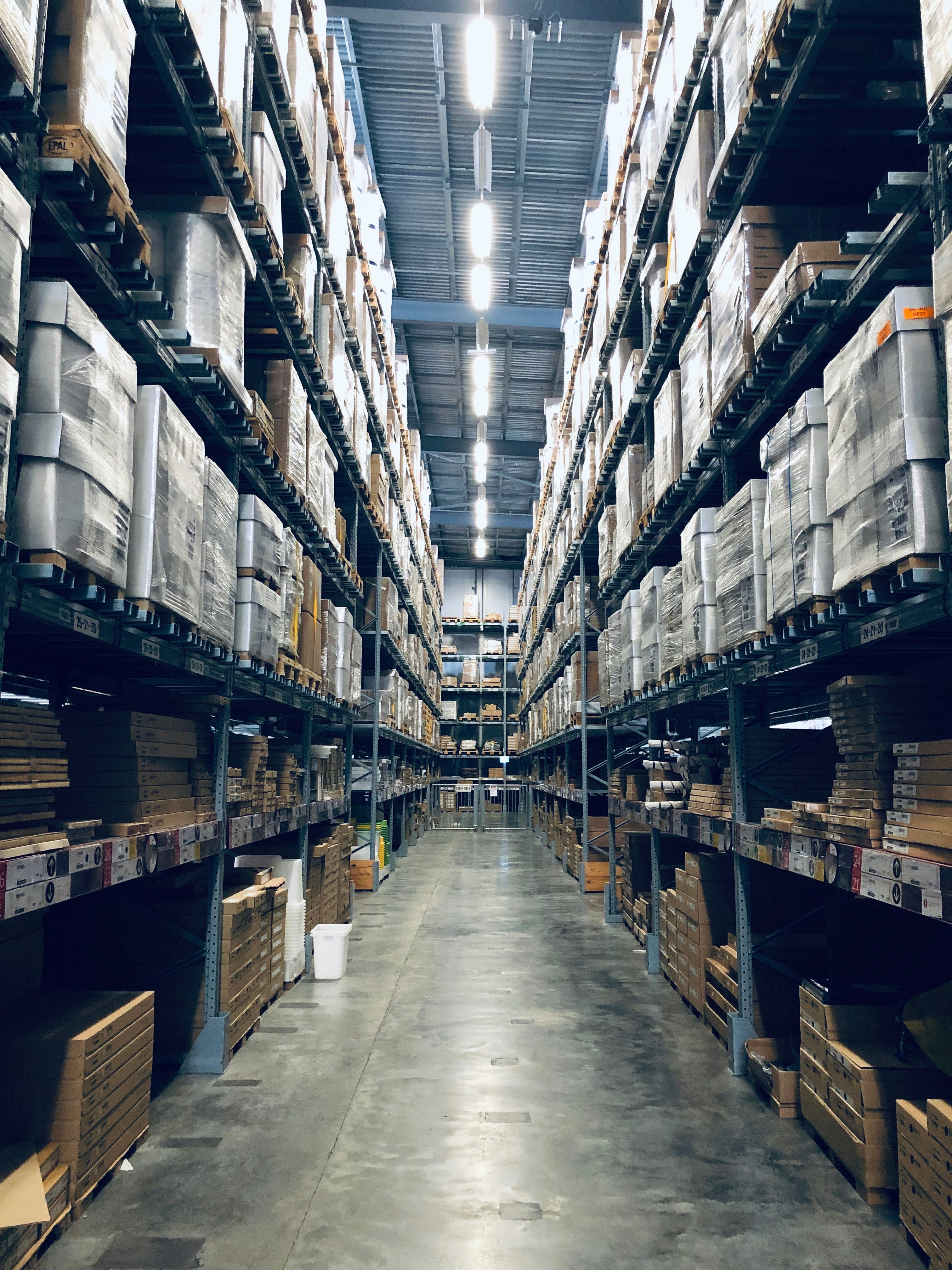 Industrial fire protection installation